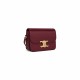 CELINE Teen Triomphe Bag In Shiny Calfskin - Light Burgundy