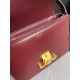 CELINE Teen Triomphe Bag In Shiny Calfskin - Light Burgundy