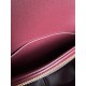 CELINE Teen Triomphe Bag In Shiny Calfskin - Light Burgundy