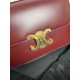 CELINE Teen Triomphe Bag In Shiny Calfskin - Light Burgundy