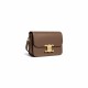 CELINE Teen Triomphe Bag In Shiny Calfskin - Glazed Brown