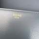 CELINE Teen Triomphe Bag In Shiny Calfskin - California Blue