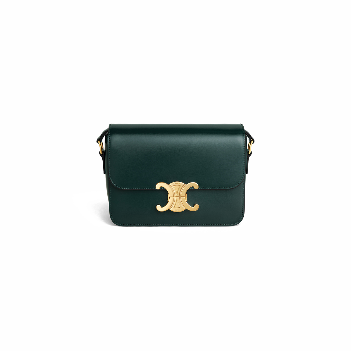 CELINE Teen Triomphe Bag In Shiny Calfskin - Amazone