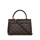 CELINE Teen Nino Bag In Triomphe Canvas And Calfskin - Black