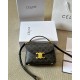 CELINE Teen Nino Bag In Triomphe Canvas And Calfskin - Black