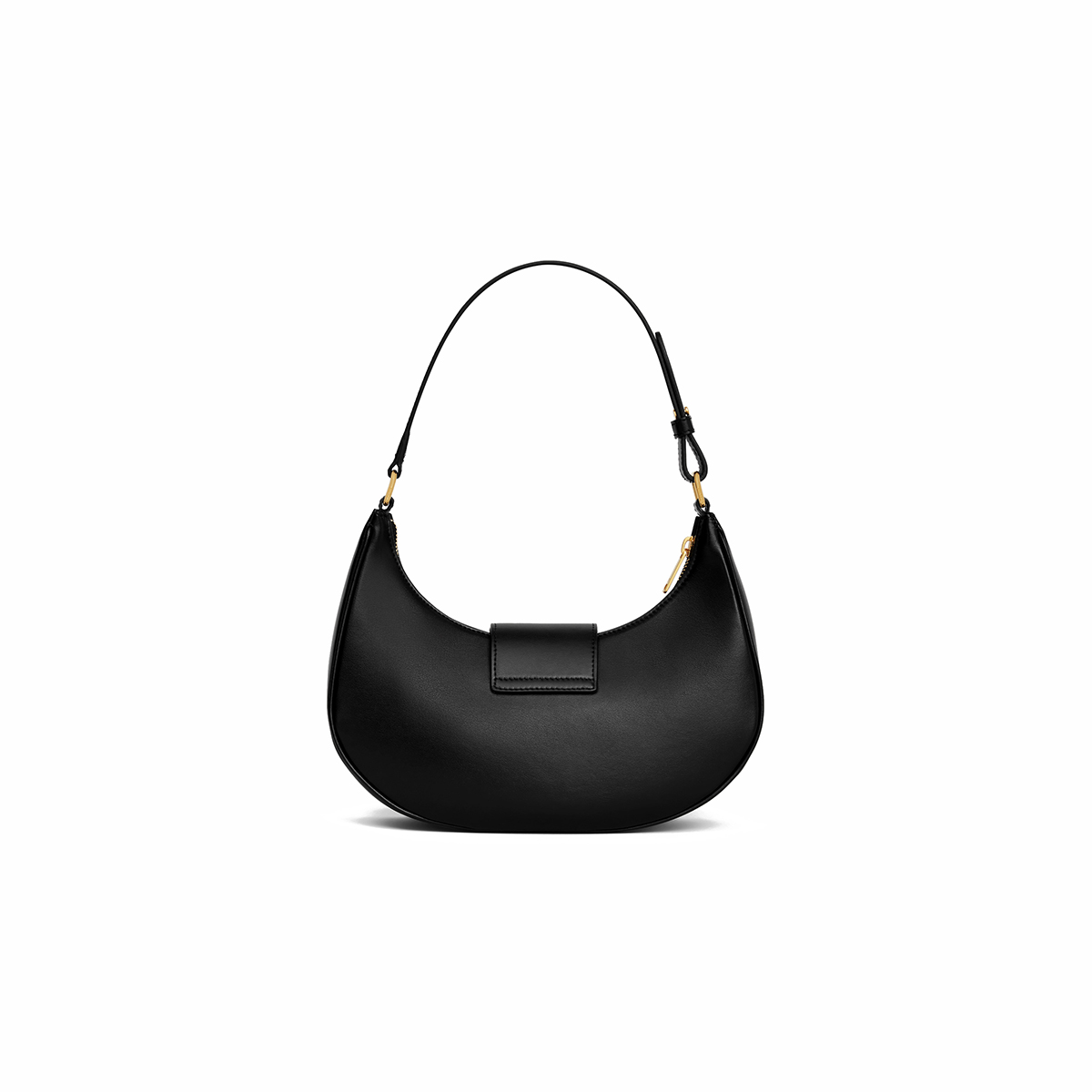 CELINE Medium Ava Triomphe Bag In Calfskin - Black