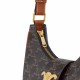 CELINE Medium Ava Triomphe Bag In Triomphe Canvas And Calfskin - Black