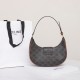 CELINE Medium Ava Triomphe Bag In Triomphe Canvas And Calfskin - Black