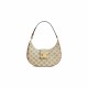 CELINE Medium Ava Triomphe Bag In Triomphe Canvas And Calfskin - Grege