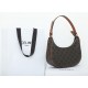 CELINE Medium Ava Bag In Triomphe Canvas And Calfskin - Black