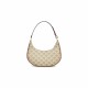 CELINE Medium Ava Bag In Triomphe Canvas And Calfskin - Grege