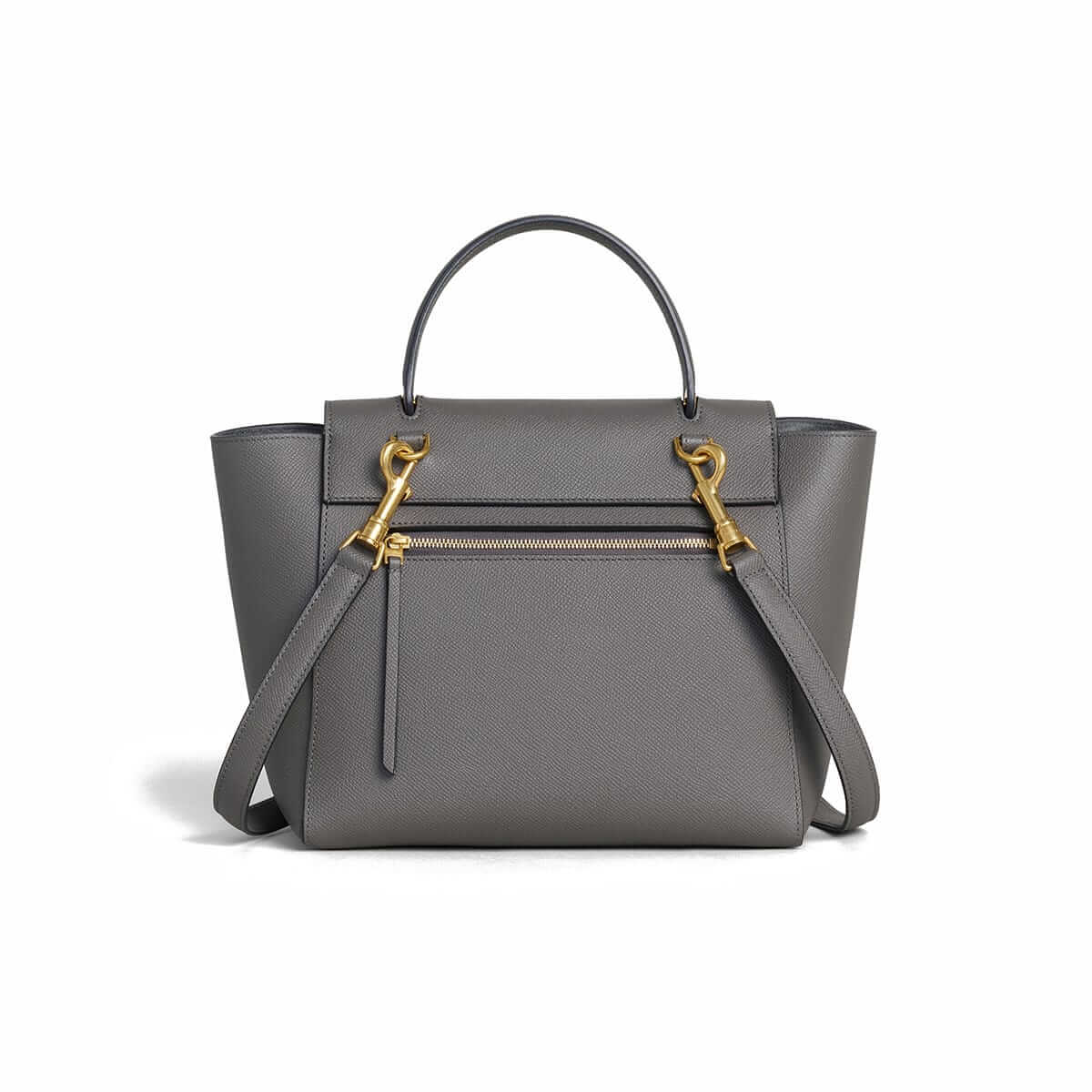 CELINE Micro Belt bag In Grained Calfskin - Grey