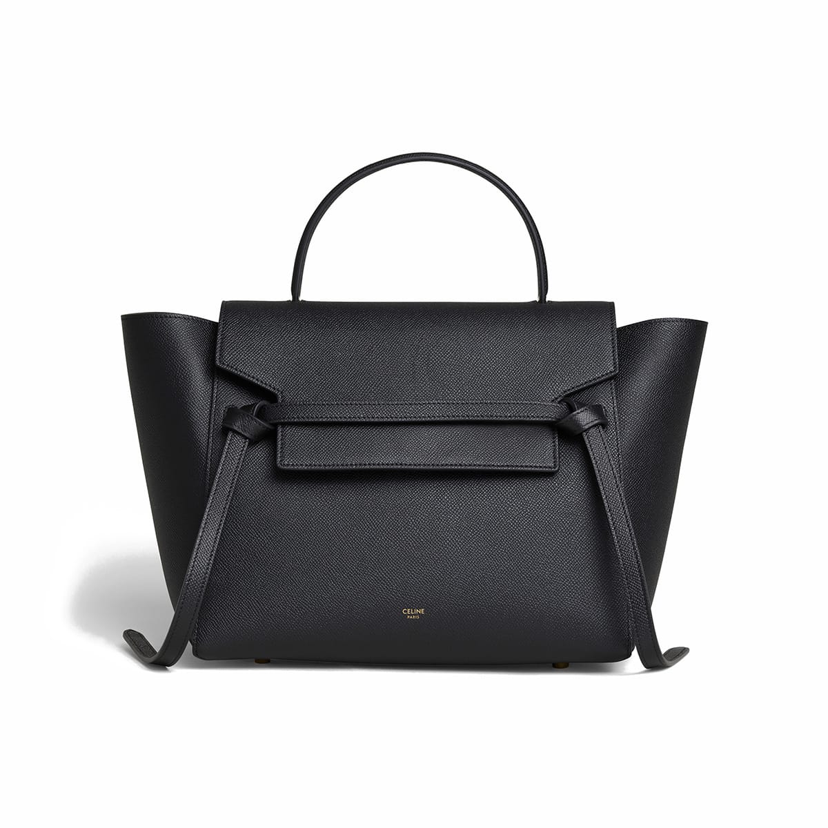 CELINE Mini Belt bag In Grained Calfskin - Black