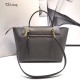 CELINE Mini Belt bag In Grained Calfskin - Grey