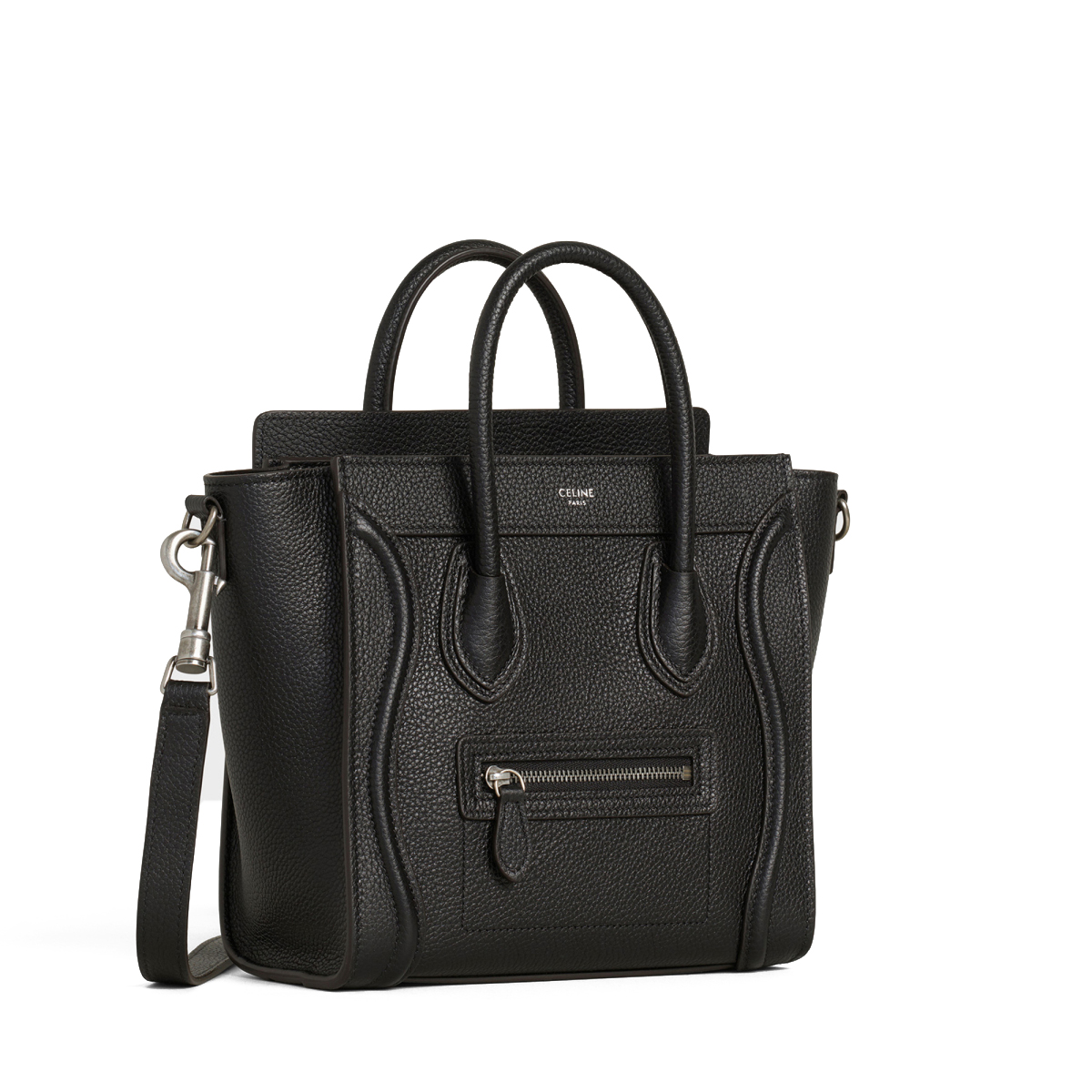 CELINE Nano Luggage Bag in Calfskin - Black