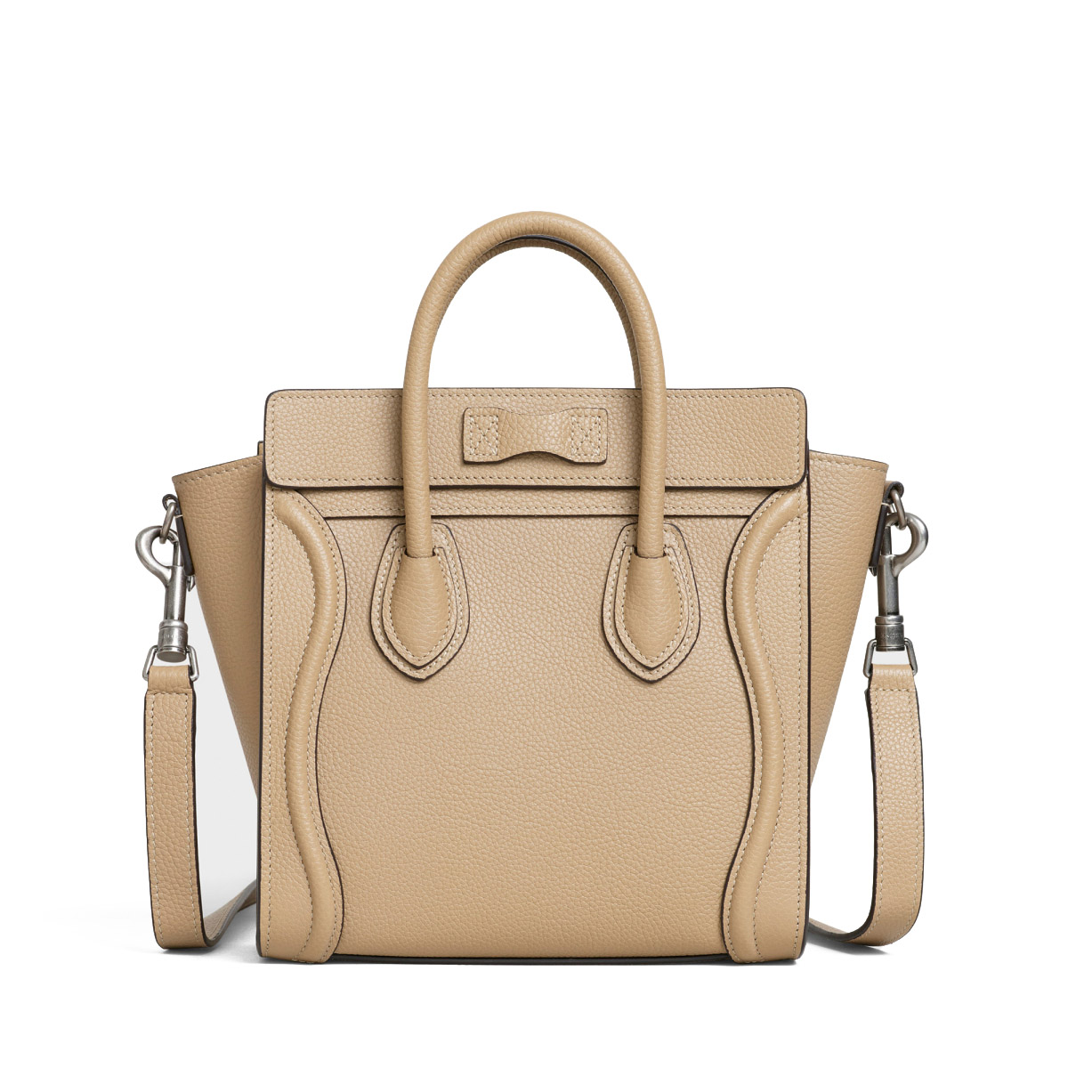 CELINE Nano Luggage Bag in Calfskin - Sand