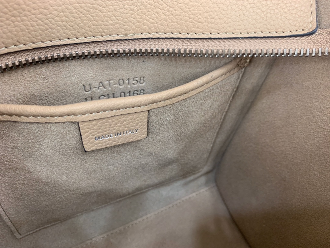 CELINE Nano Luggage Bag in Calfskin - Sand