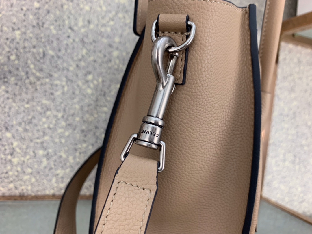 CELINE Nano Luggage Bag in Calfskin - Sand