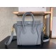 CELINE Nano Luggage Bag in Calfskin - Kohl