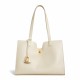 CELINE CABAS 16 Soft in Smooth Calfskin - Limestone