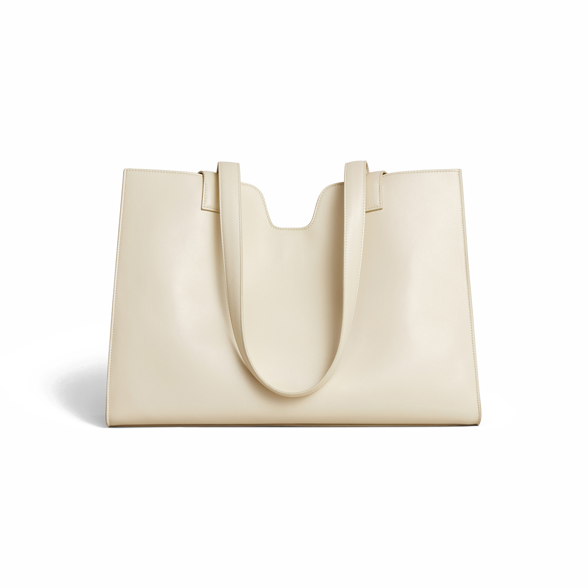 CELINE CABAS 16 Soft in Smooth Calfskin - Limestone