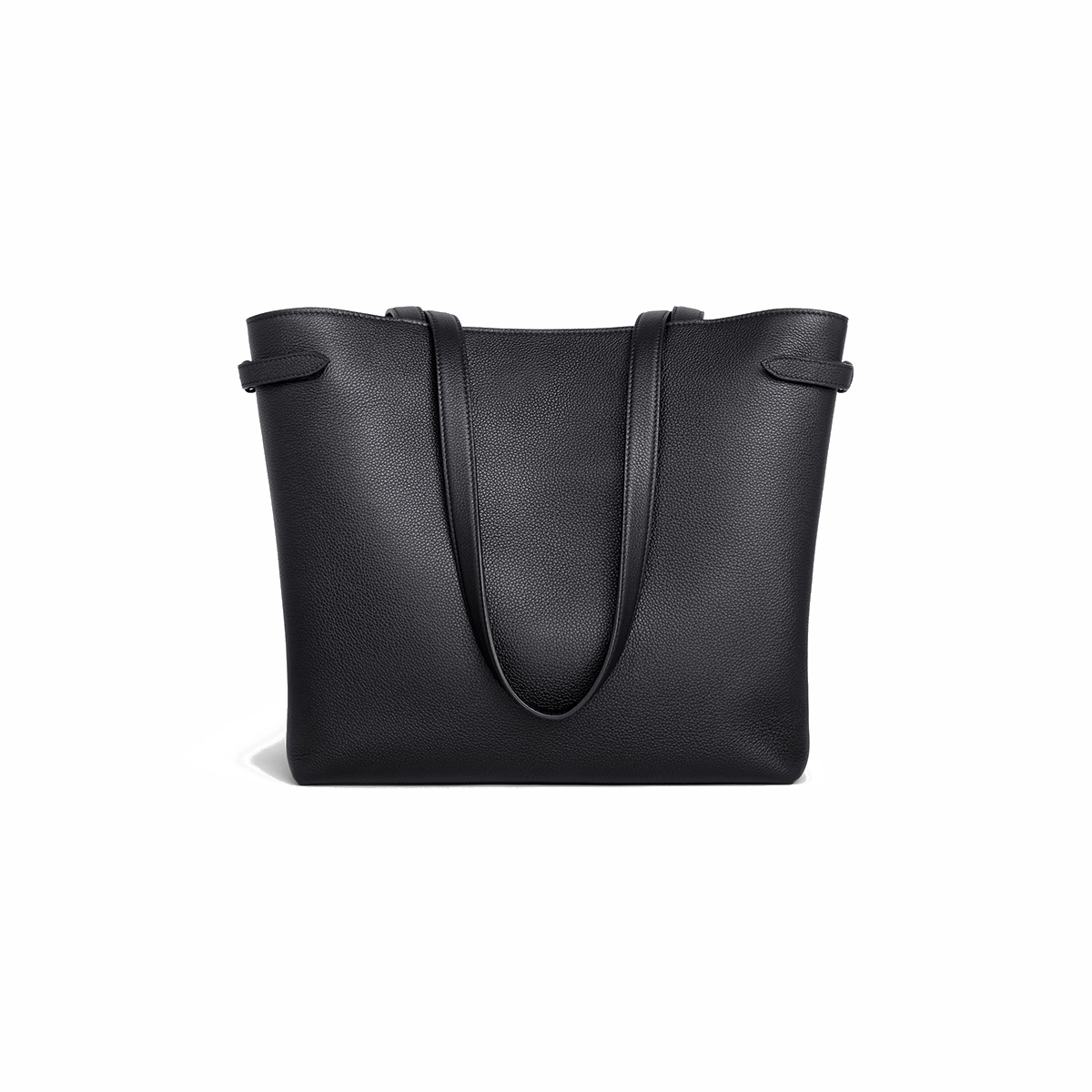 CELINE Medium Cabas Anais Cuir Triomphe In Grained Calfskin - Black