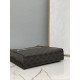 CELINE Small Vertical Cabas In Triomphe Canvas And Calfskin With Celine Print - White