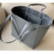 CELINE Cabas Phantom Small Tote Bag in Grained Calfskin - Grey