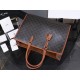 CELINE Small Horizontal Cabas In Triomphe Canvas And Calfskin - Tan