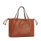 CELINE Small Cabas Drawstring Cuir Triomphe in Smooth Calfskin - Tan