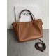 CELINE Small Cabas Drawstring Cuir Triomphe in Smooth Calfskin - Tan