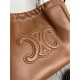 CELINE Small Cabas Drawstring Cuir Triomphe in Smooth Calfskin - Tan