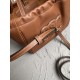 CELINE Small Cabas Drawstring Cuir Triomphe in Smooth Calfskin - Tan