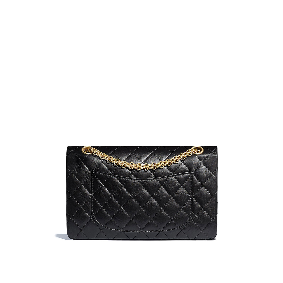 CHANEL 2.55 Mini Reissue Flap Bag Aged Lambskin - Black & Gold Toned Hardware