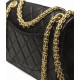 CHANEL 2.55 Mini Reissue Flap Bag Aged Lambskin - Black & Gold Toned Hardware