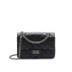 CHANEL 2.55 Mini Reissue Flap Bag Aged Lambskin - Black & Silver Toned Hardware