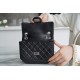 CHANEL 2.55 Mini Reissue Flap Bag Aged Lambskin - Black & Silver Toned Hardware