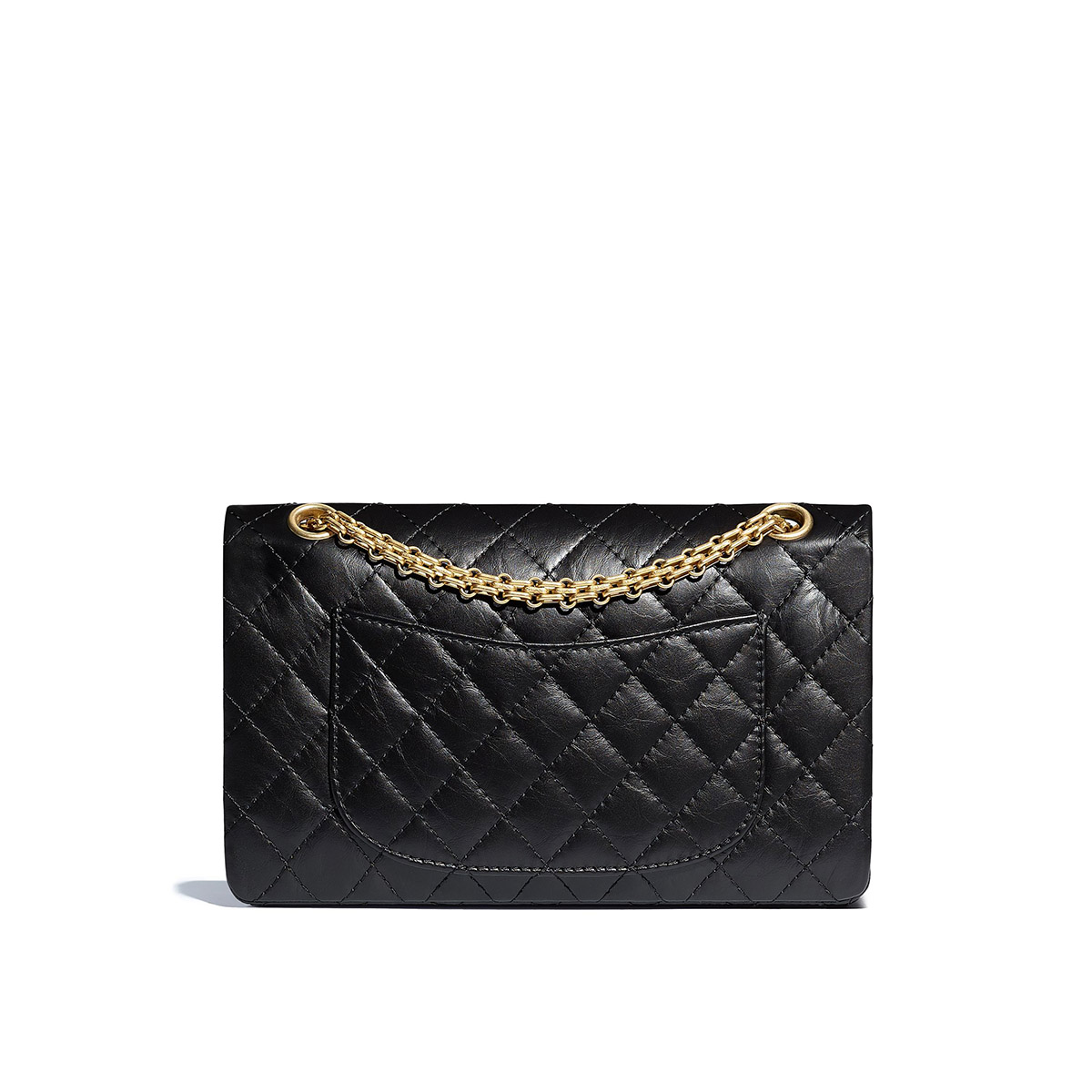 CHANEL 2.55 Small Reissue Flap Bag Aged Lambskin - Black & Gold Toned Hardware