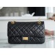 CHANEL 2.55 Small Reissue Flap Bag Aged Lambskin - Black & Gold Toned Hardware