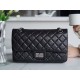 CHANEL 2.55 Small Reissue Flap Bag Aged Lambskin - Black & Silver Toned Hardware