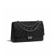 CHANEL 2.55 Large Reissue Flap Bag Aged Lambskin - Black & Silver Toned Hardware