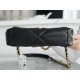 CHANEL 19 Small Flap Bag in Shiny Lambskin - Black 