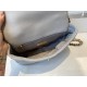 CHANEL 19 Small Flap Bag in Shiny Lambskin - Gray