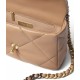 CHANEL 19 Small Flap Bag in Shiny Lambskin - Caramel 