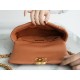 CHANEL 19 Small Flap Bag in Shiny Lambskin - Caramel 