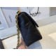 CHANEL 19 Large Flap Bag in Shiny Lambskin - Black 