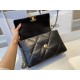 CHANEL 19 Large Flap Bag in Shiny Lambskin - Black 