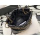 CHANEL 22 Mini Hobo Bag in Shiny Calfskin - Black 