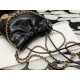 CHANEL 22 Mini Hobo Bag in Shiny Calfskin - Black 