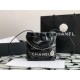 CHANEL 22 Mini Hobo Bag in Grained Calfskin - Black & Silver